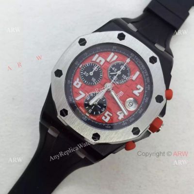 Replica Audemars Piguet Royal Oak Offshore Red Dial Swiss Working Chronograph Watch